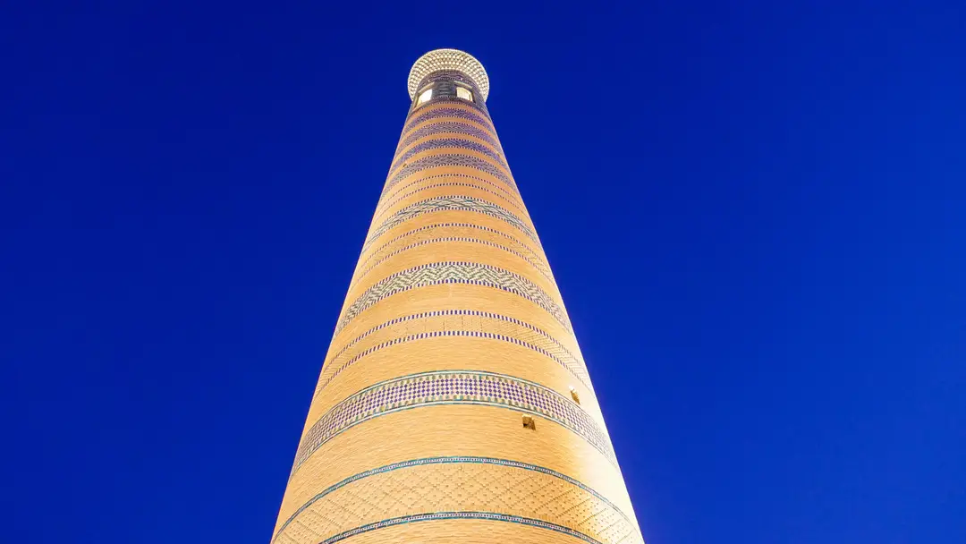 Le minaret Islam Khodja à Khiva