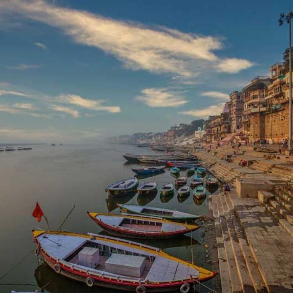 Besuch in Varansi auf ihrer Indienreise