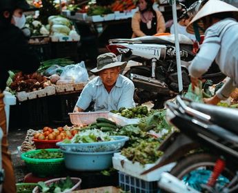 Besuch eines vietnamesischen Markts