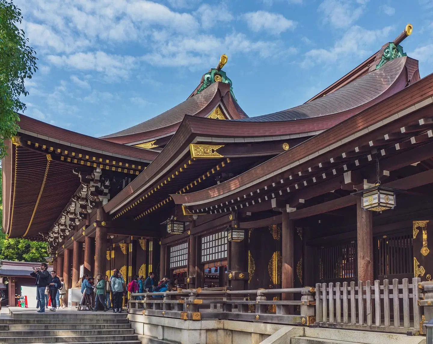 Batiment principal de Meiji-jingu en bois