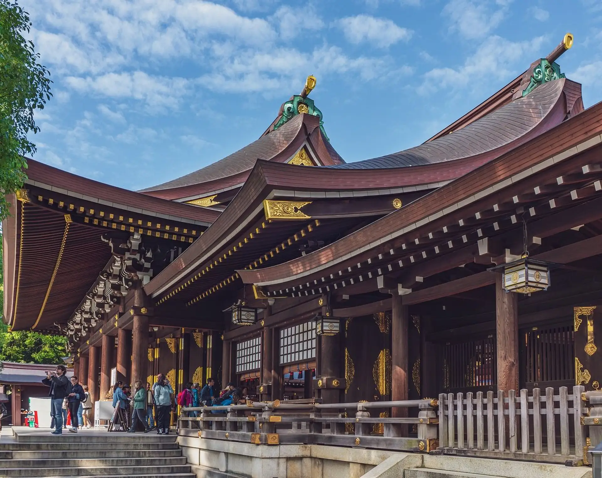 Batiment principal de Meiji-jingu en bois