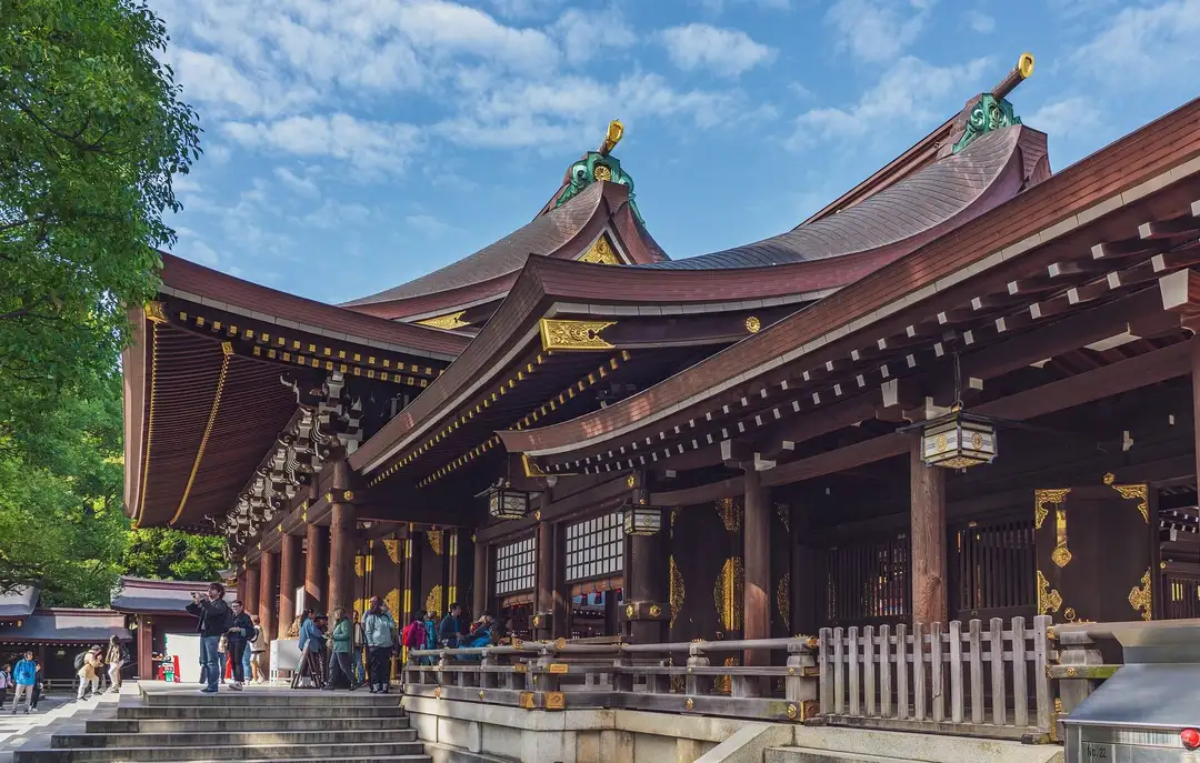 Batiment principal de Meiji-jingu en bois