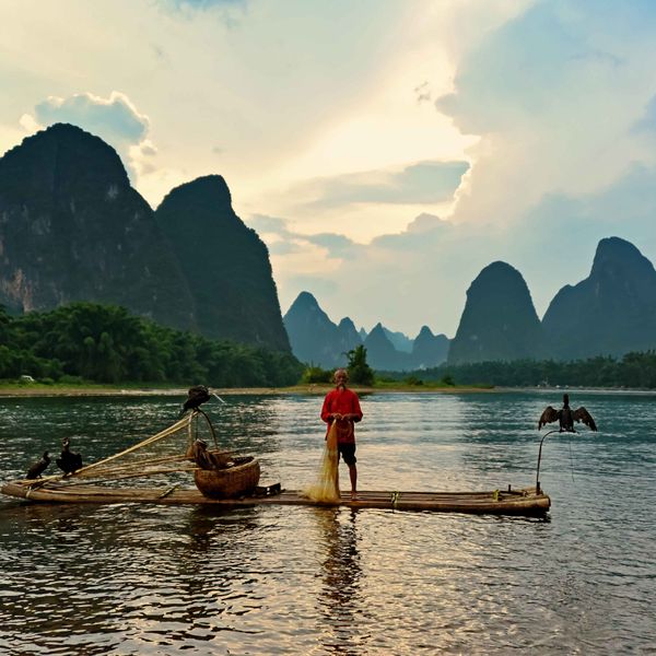 Voyage en Chine - Yangshuo Fisherman