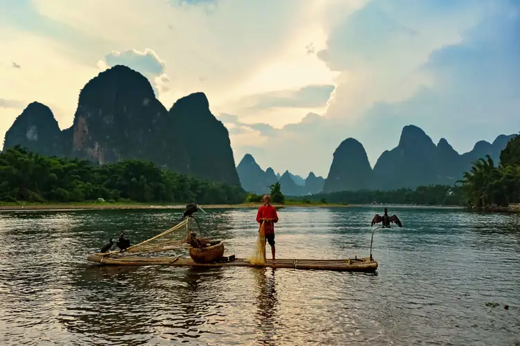 Voyage en Chine - Yangshuo Fisherman