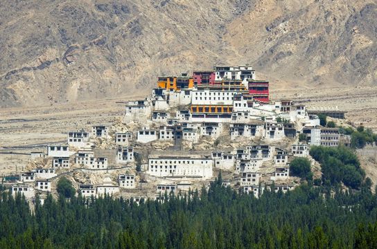 Monastere d'Alchi au Ladakh avec une agence locale