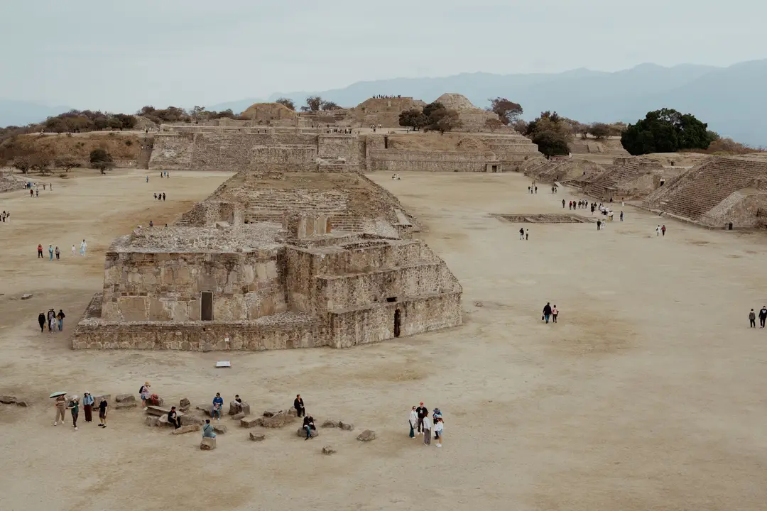 Vestiges zapotèques de Monte Albán, près d’Oaxaca