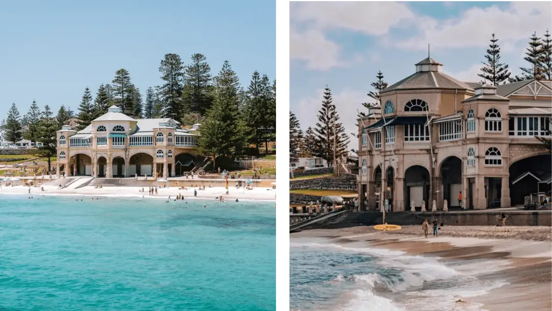bâtiment historique sur le front de mer à Cottesloe Beach.png