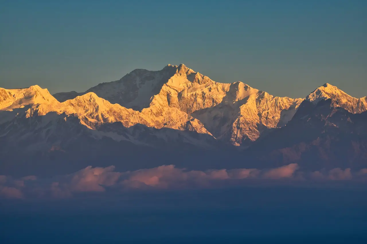 Mont Kangchenjunga au Lever du Soleil
