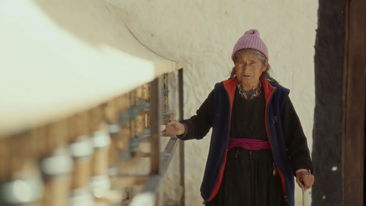 Portrait d'une dame de la région Sikkim