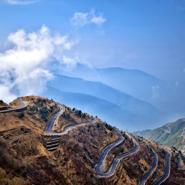 Route de la région Sikkim