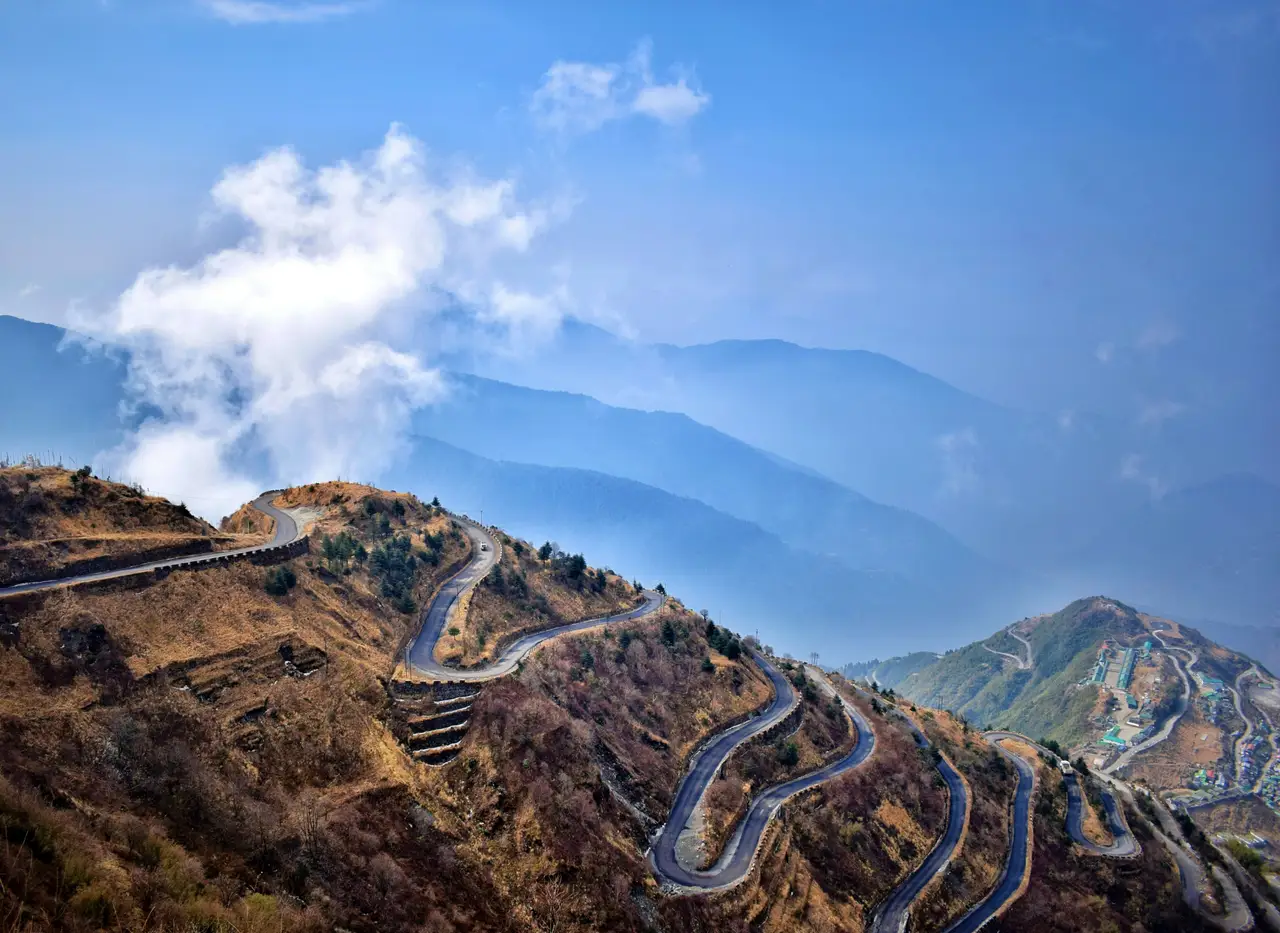 Route de la région Sikkim