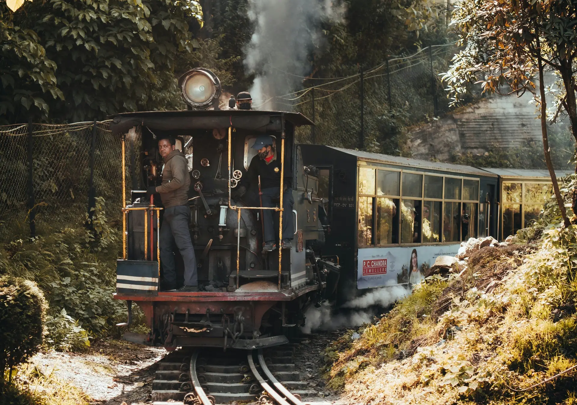Darjeeling Himalayan Railway - Toy Train en route