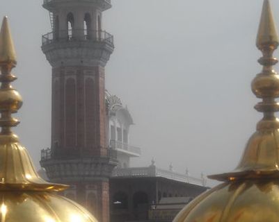 Travel in Asia - Golden domes of the Sri Harmandir Sahib, also known as the Golden Temple, in Amritsar, Punjab, India
