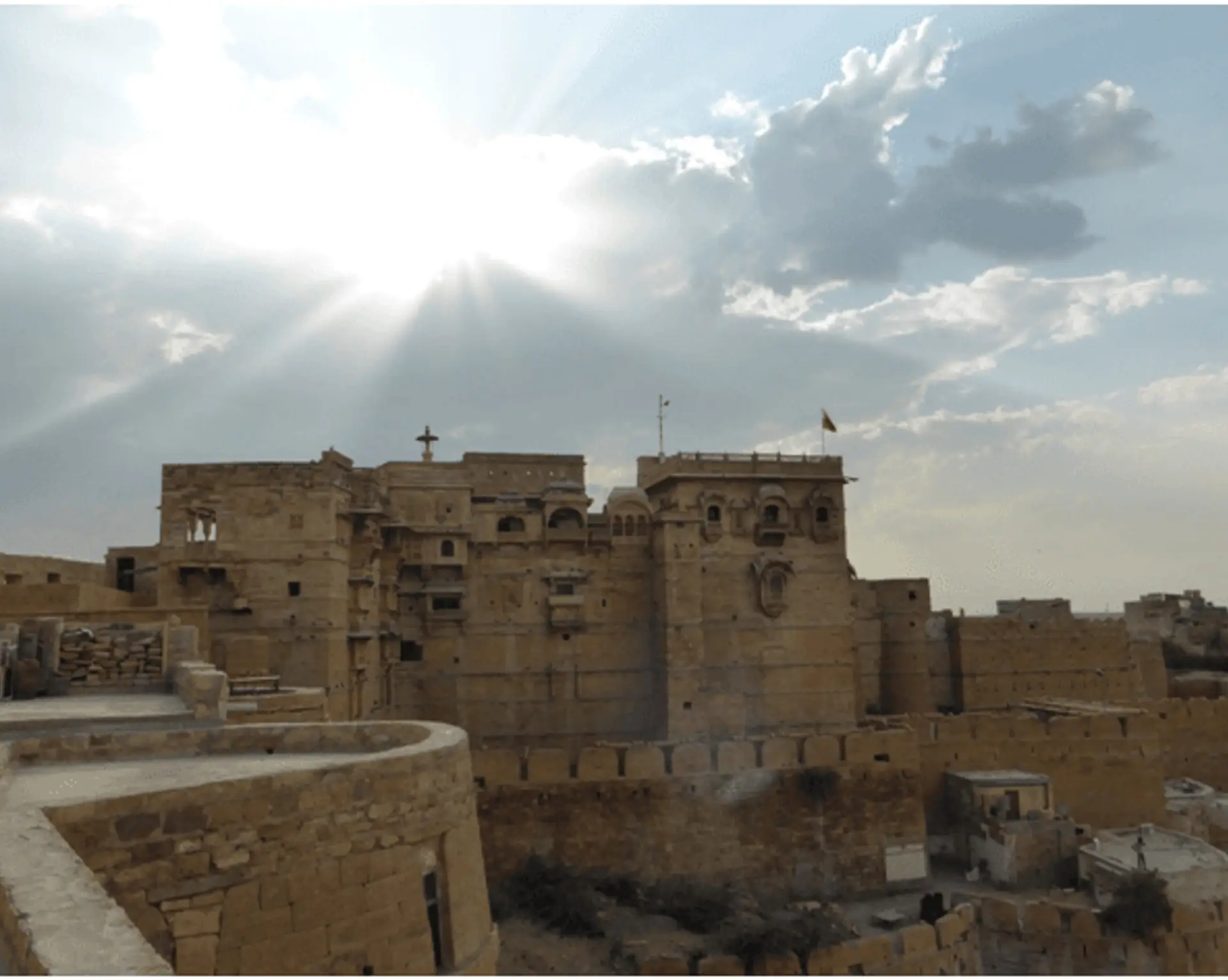 Travel in Asia - Jaisalmer Fort, also known as the Golden Fort, in Rajasthan, India