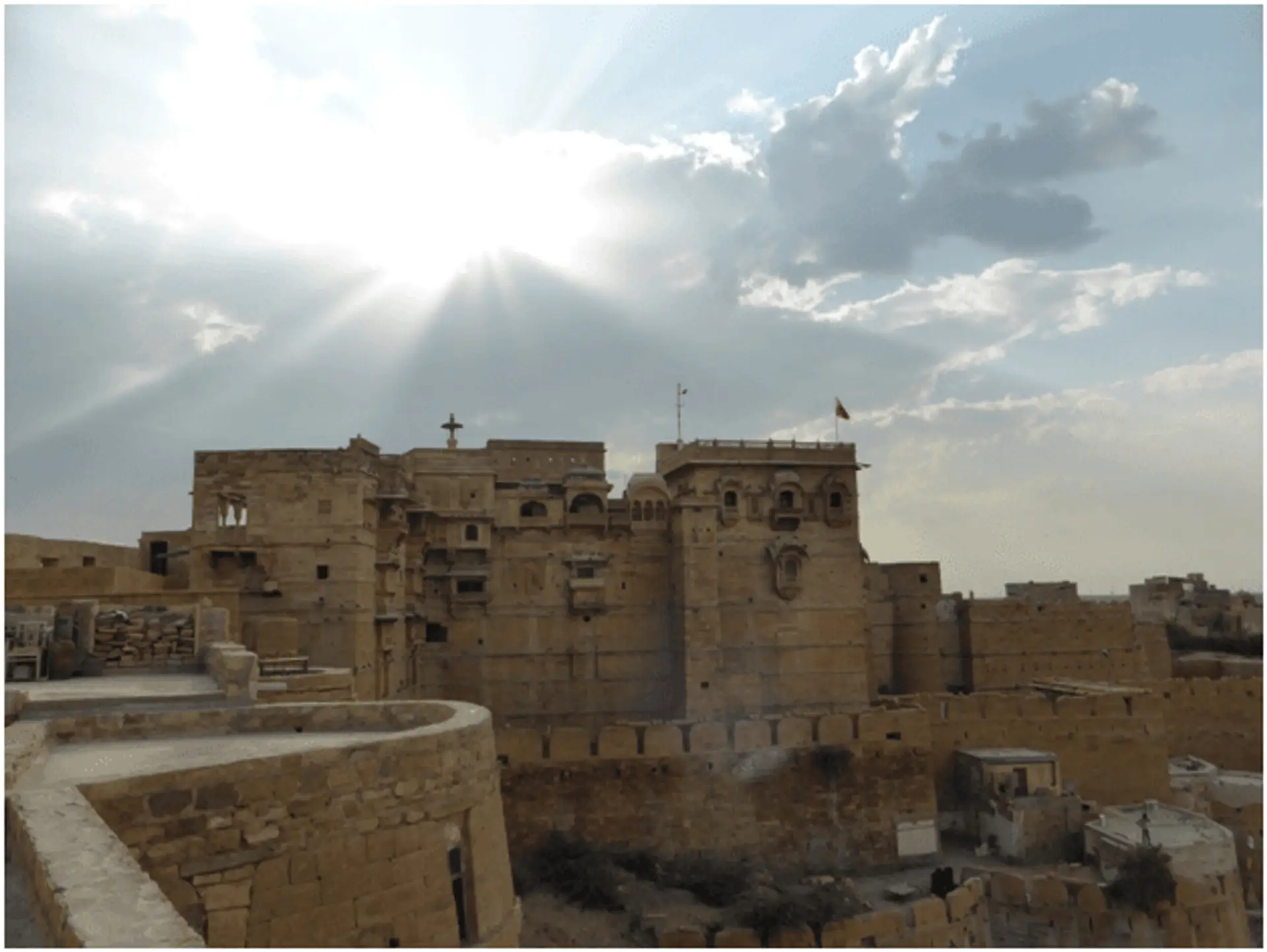 Travel in Asia - Jaisalmer Fort, also known as the Golden Fort, in Rajasthan, India
