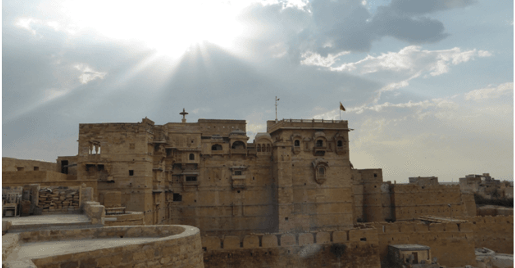 Travel in Asia - Jaisalmer Fort, also known as the Golden Fort, in Rajasthan, India