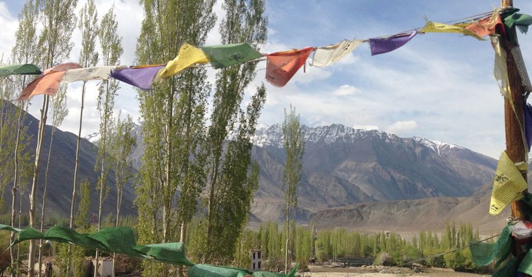 Travel in Asia - A view from the Nimmu House in Ladakh, India