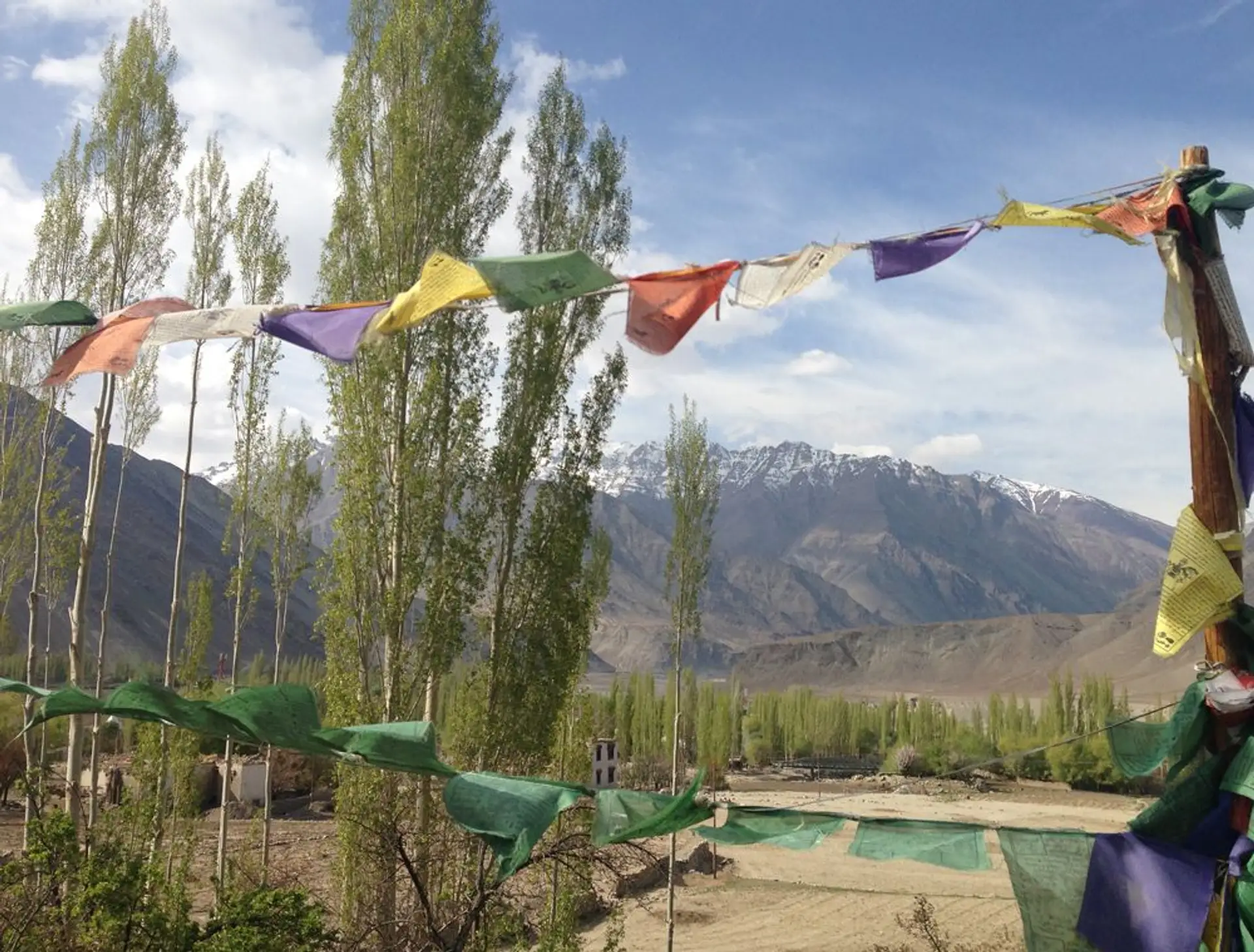 Travel in Asia - A view from the Nimmu House in Ladakh, India
