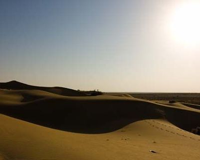 Travel in Asia - Sand dunes in the Thar Desert, Rajasthan, India