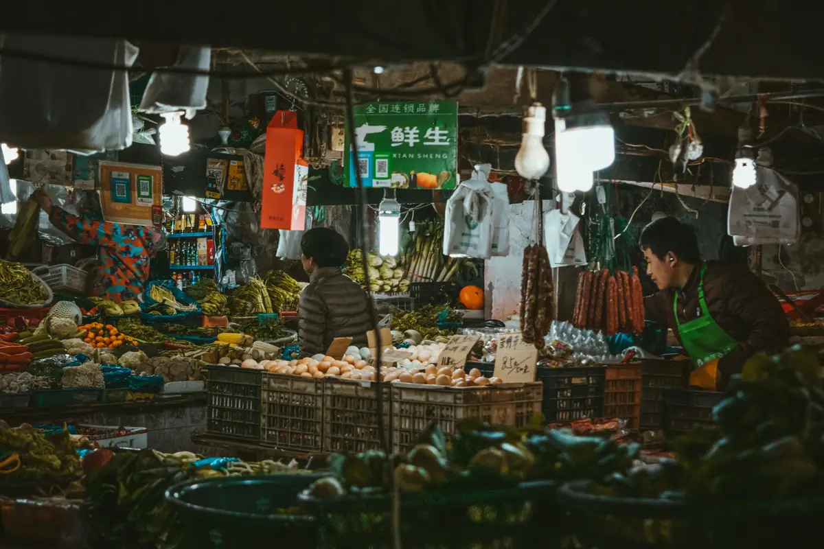 Voyage en Chine - Marché traditionnel Chinois