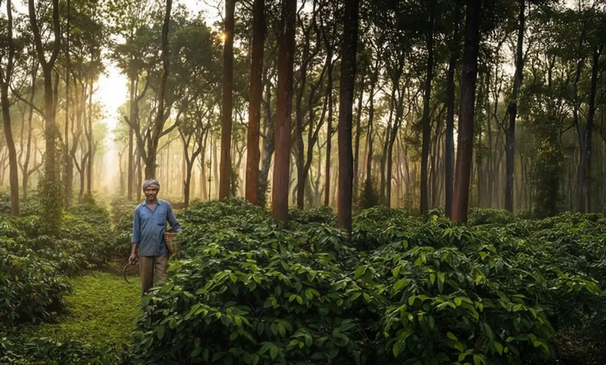 Kaffeeplantage in Indien Yercaud