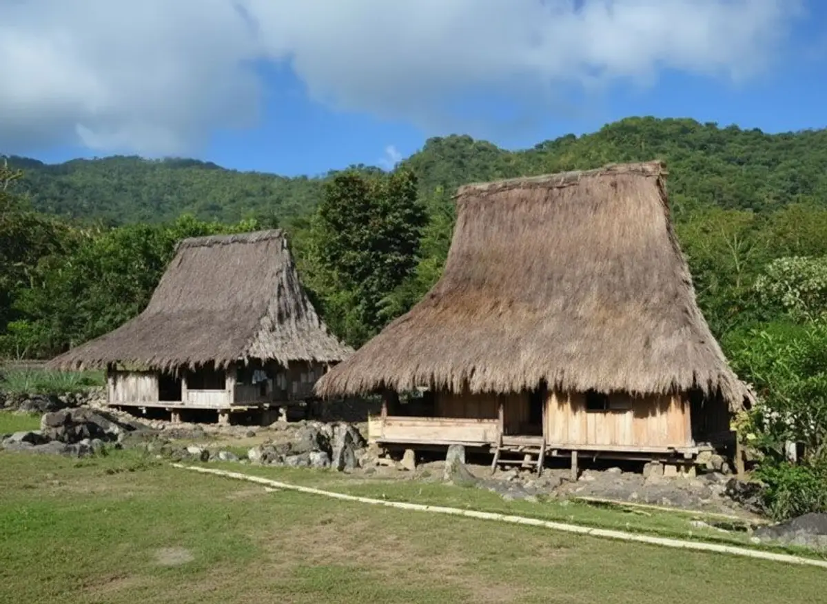 das dorf im todowald auf Sumatra