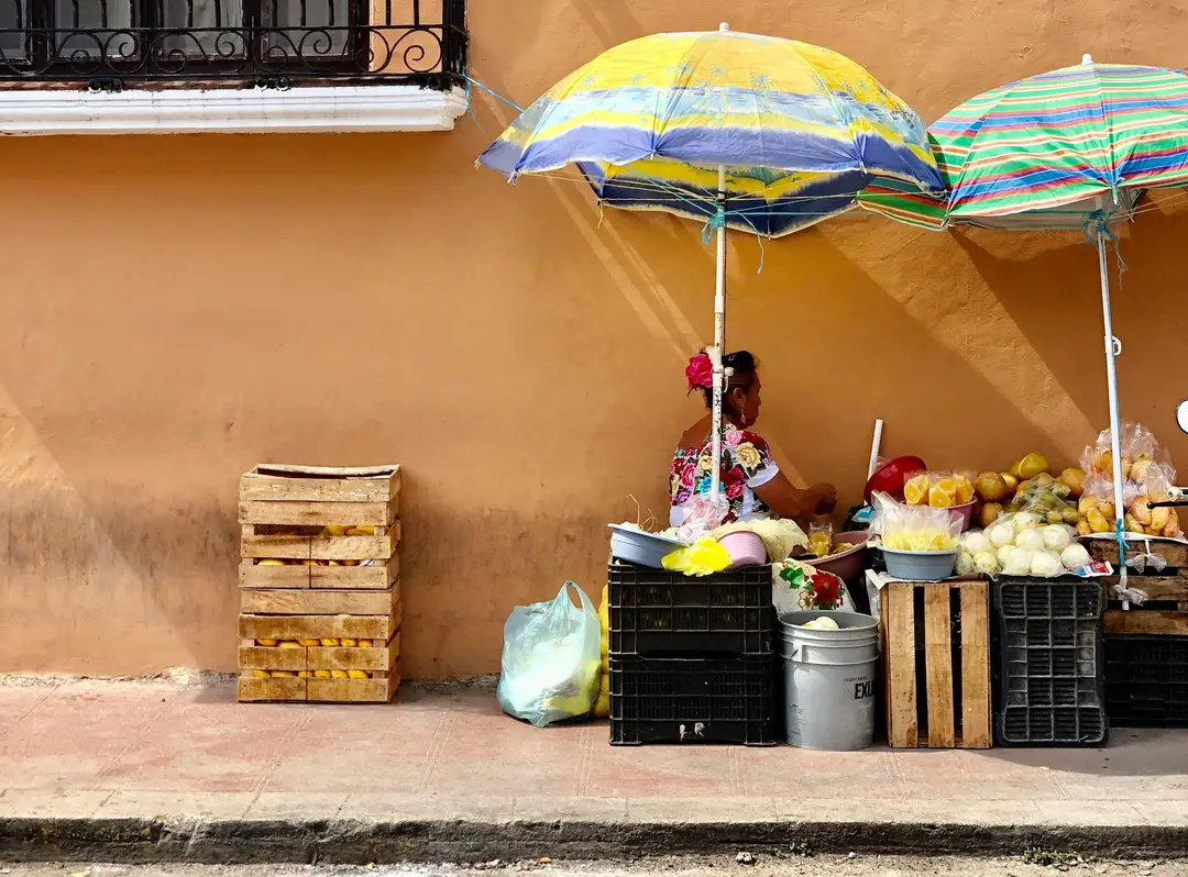 Scène de vie locale à Valladolid, dans le Yucatán