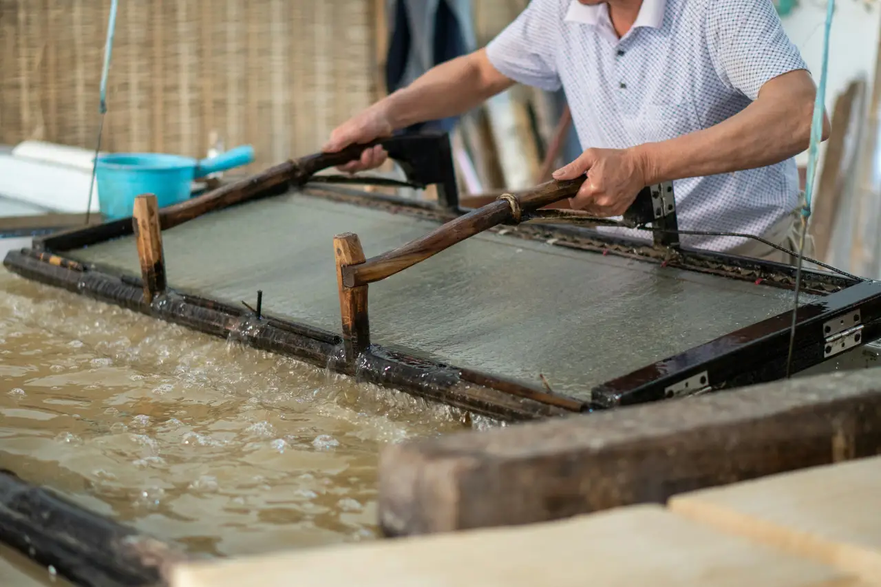 Voyage en Chine - Fabrique de papier