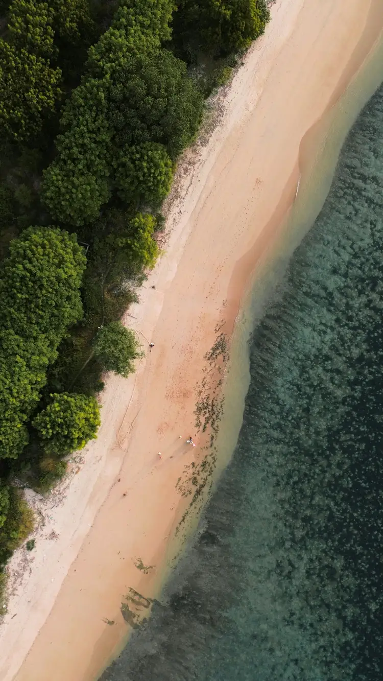Magnifique plage de Gili Asahan