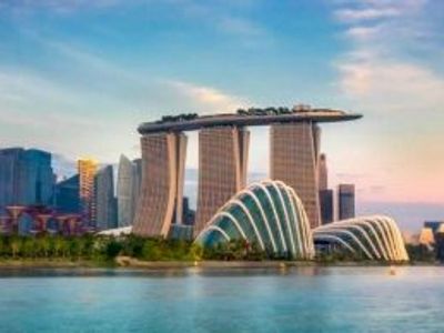 Verschiedene Stadtteile in Singapur