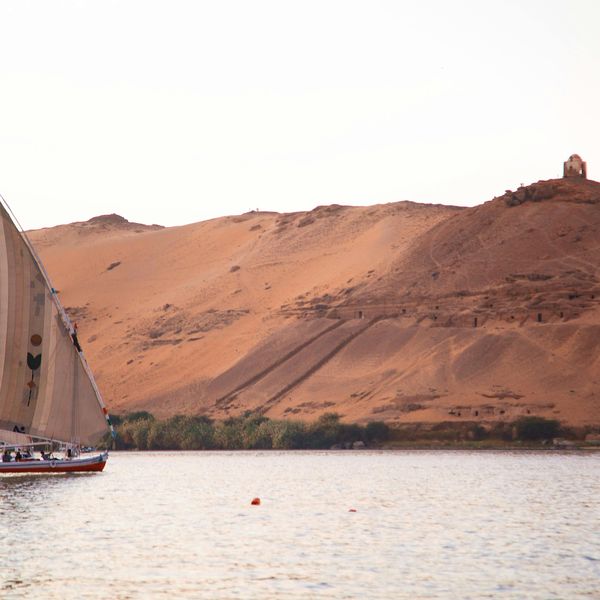 Felouque sur le Nil à Assouan