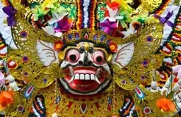 Travel in Asia - A a traditional Balinese Barong mask