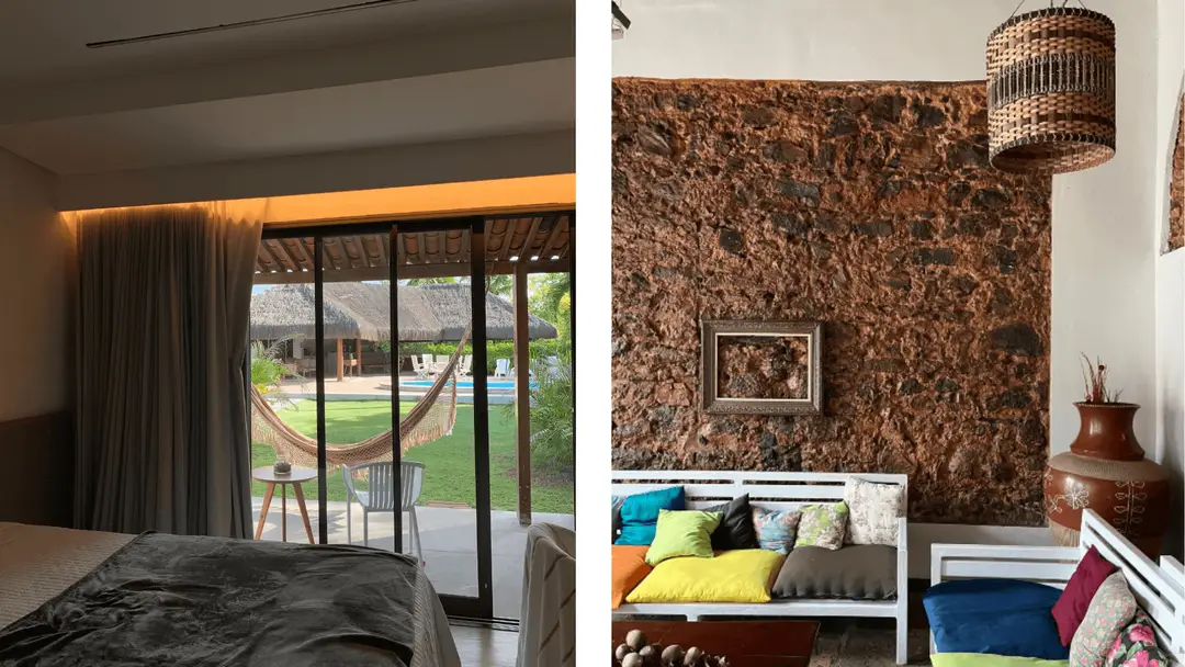 Chambre dans une pousada au Brésil