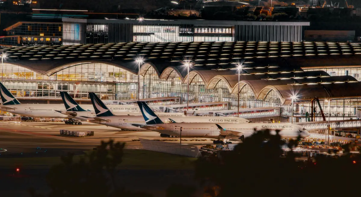 Voyage en Chine - Aéroport de Hong Kong