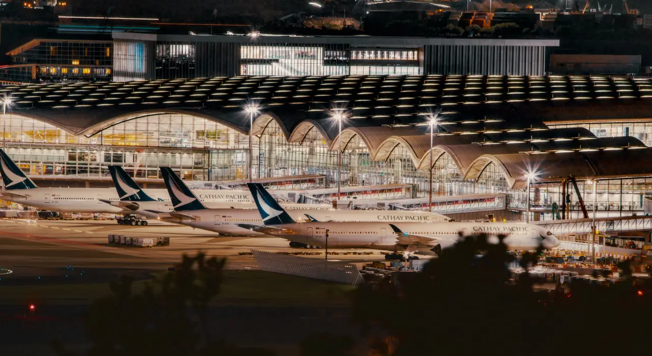 Voyage en Chine - Aéroport de Hong Kong
