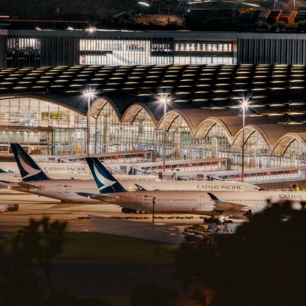 Voyage en Chine - Aéroport de Hong Kong