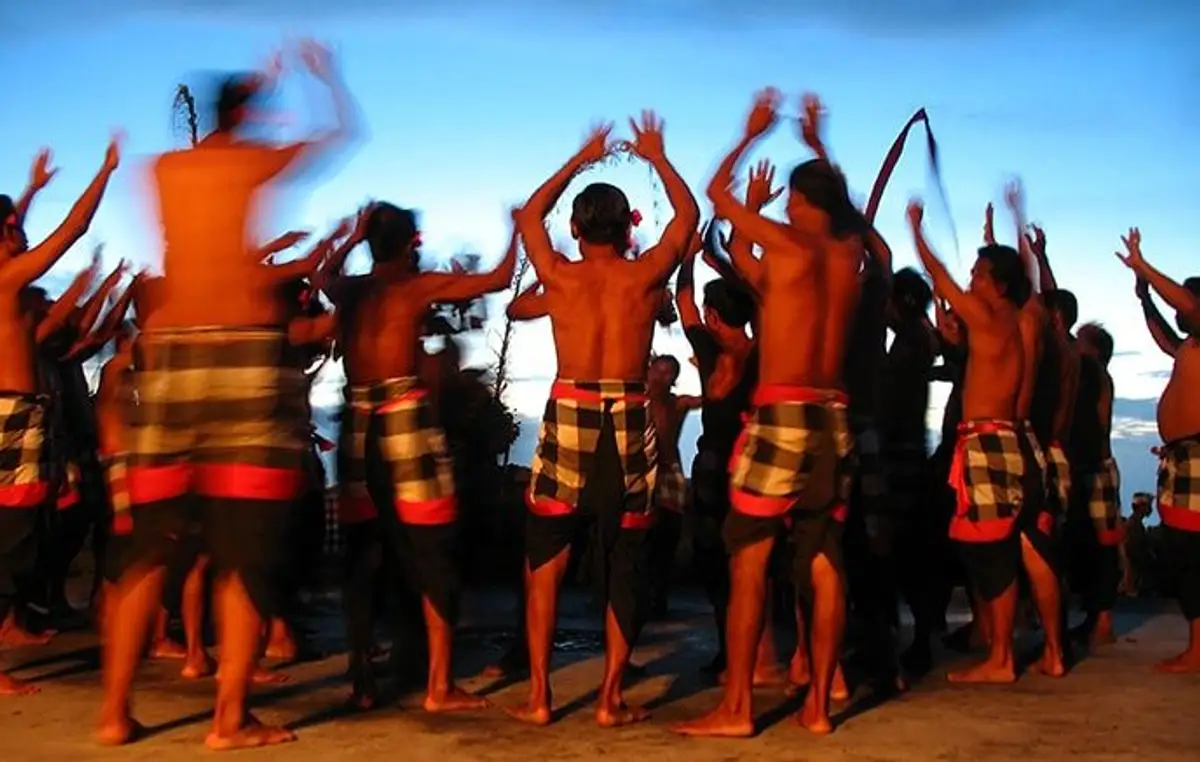 Kecak Tanz traditioneller Feuertanz aus Bali
