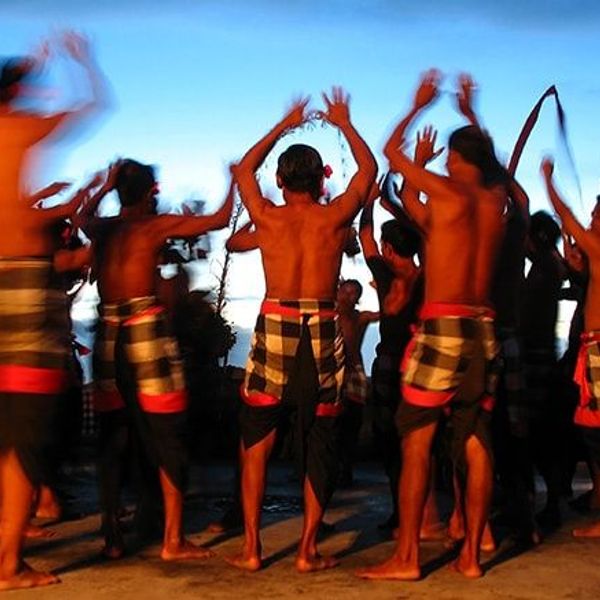 Kecak Tanz traditioneller Feuertanz aus Bali