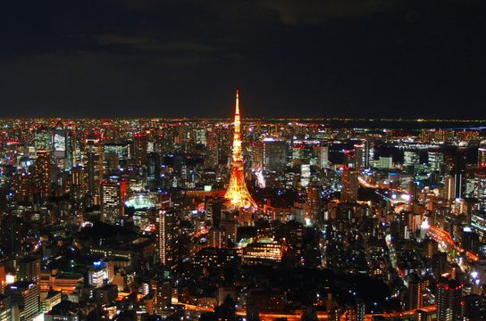 Voyage au Japon - Tour de Tokyo la nuit
