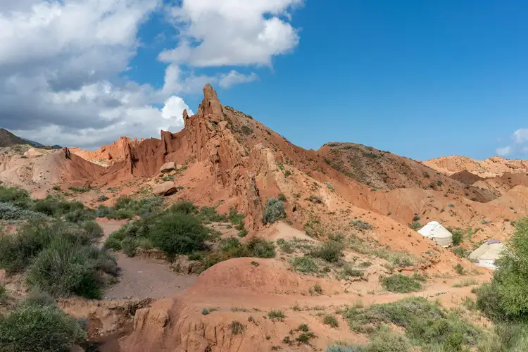 Voyage au Kirghizistan - Canyon Skazka