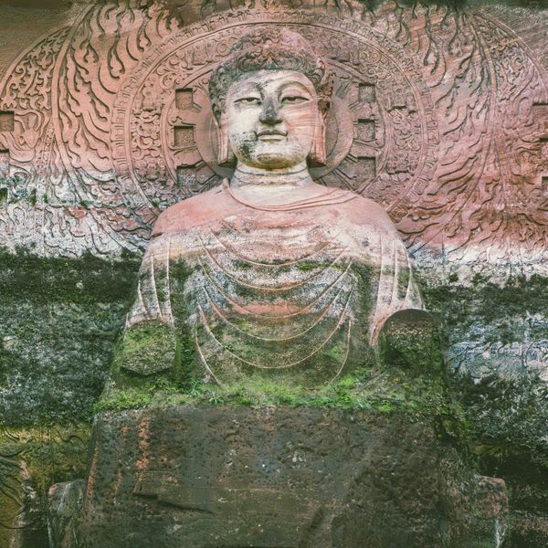 Voyage en Chine - Statue Lingbo Huang Leshan