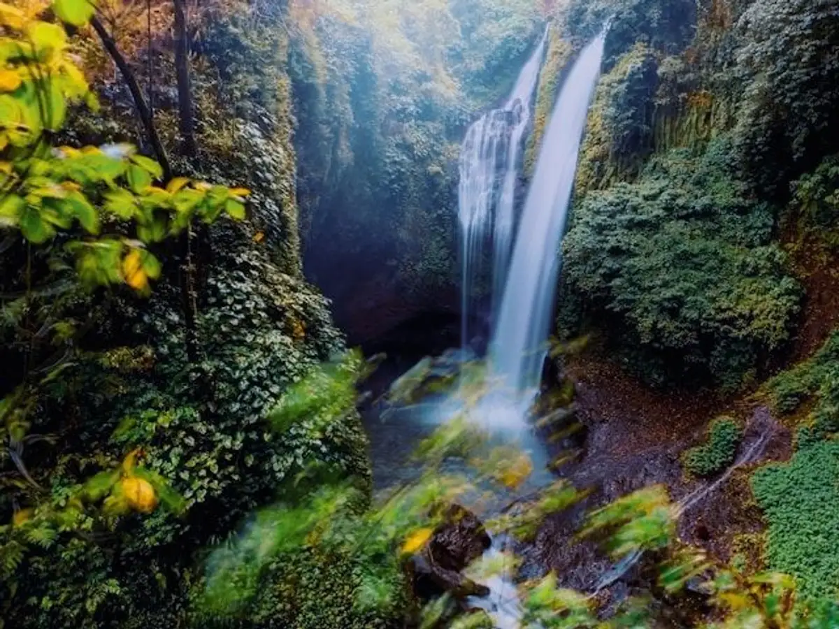 Besuch des Aling Wasserfalls in Bali