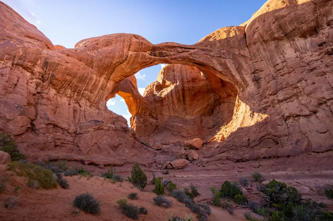Double Arc dans le parc national des Arches, dans l’Utah.