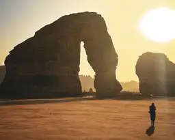 Tombeaux nabatéens sculptés dans la roche sur le site archéologique de Hegra à Al-Ula en Arabie Saoudite