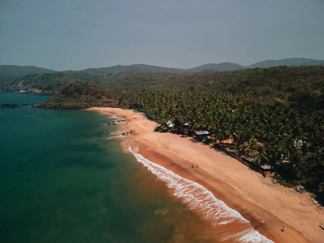 photo aérienne d'une plage sereine de Goa.jpg