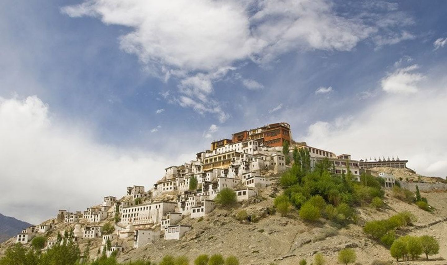 Travel in Asia - The Thikse Monastery (Thiksey Gompa) in Ladakh, India