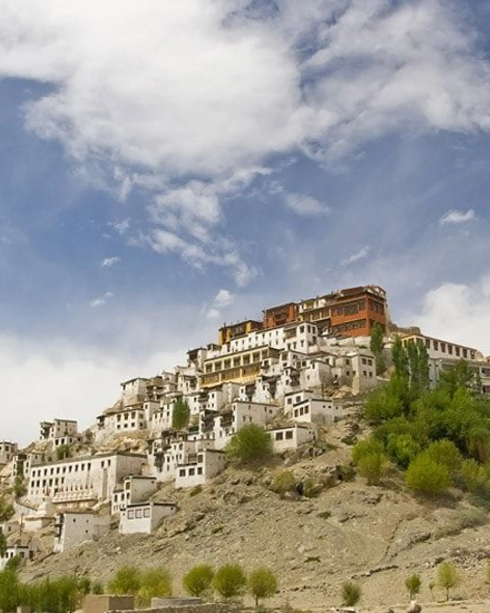 Travel in Asia - The Thikse Monastery (Thiksey Gompa) in Ladakh, India