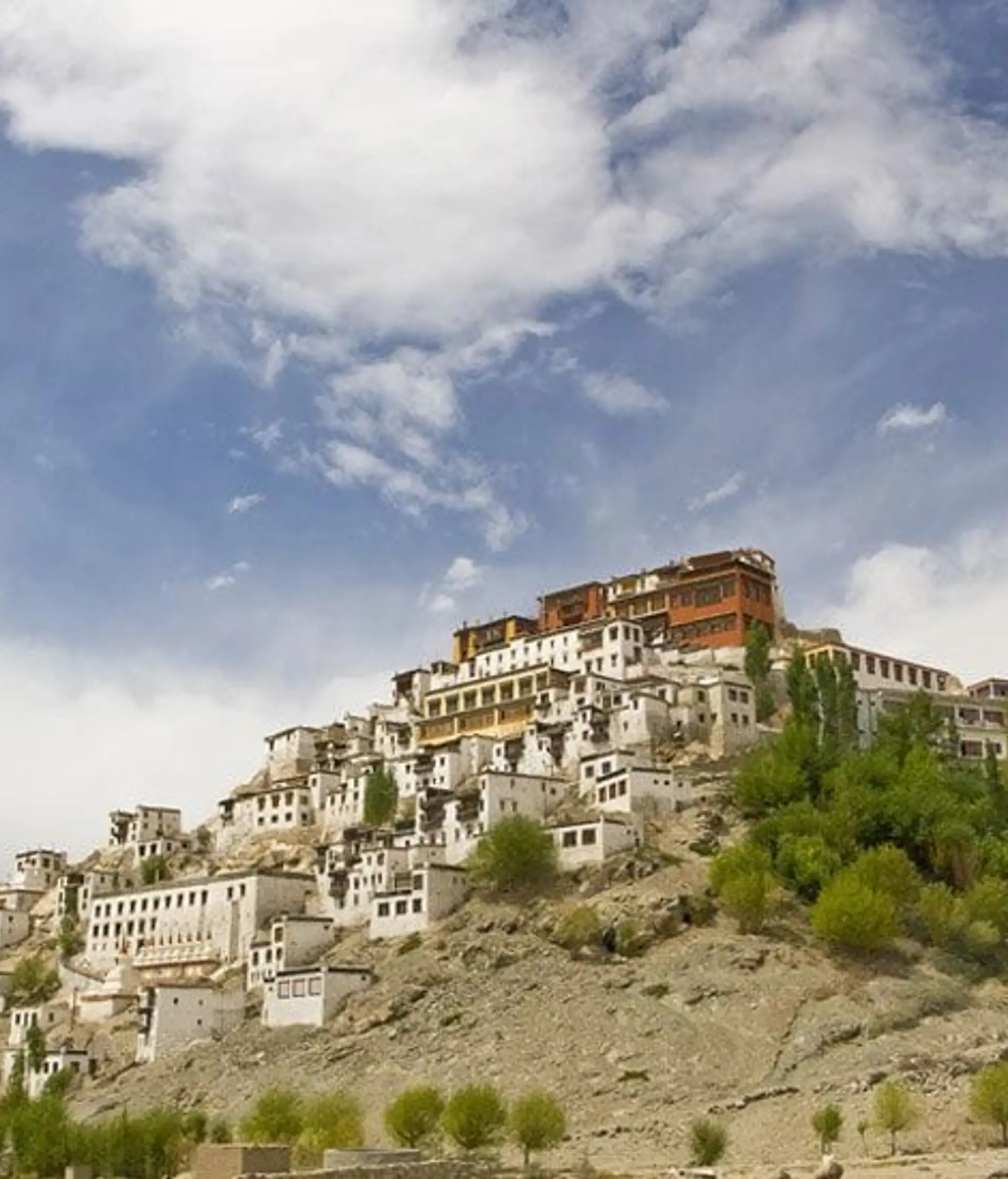Travel in Asia - The Thikse Monastery (Thiksey Gompa) in Ladakh, India