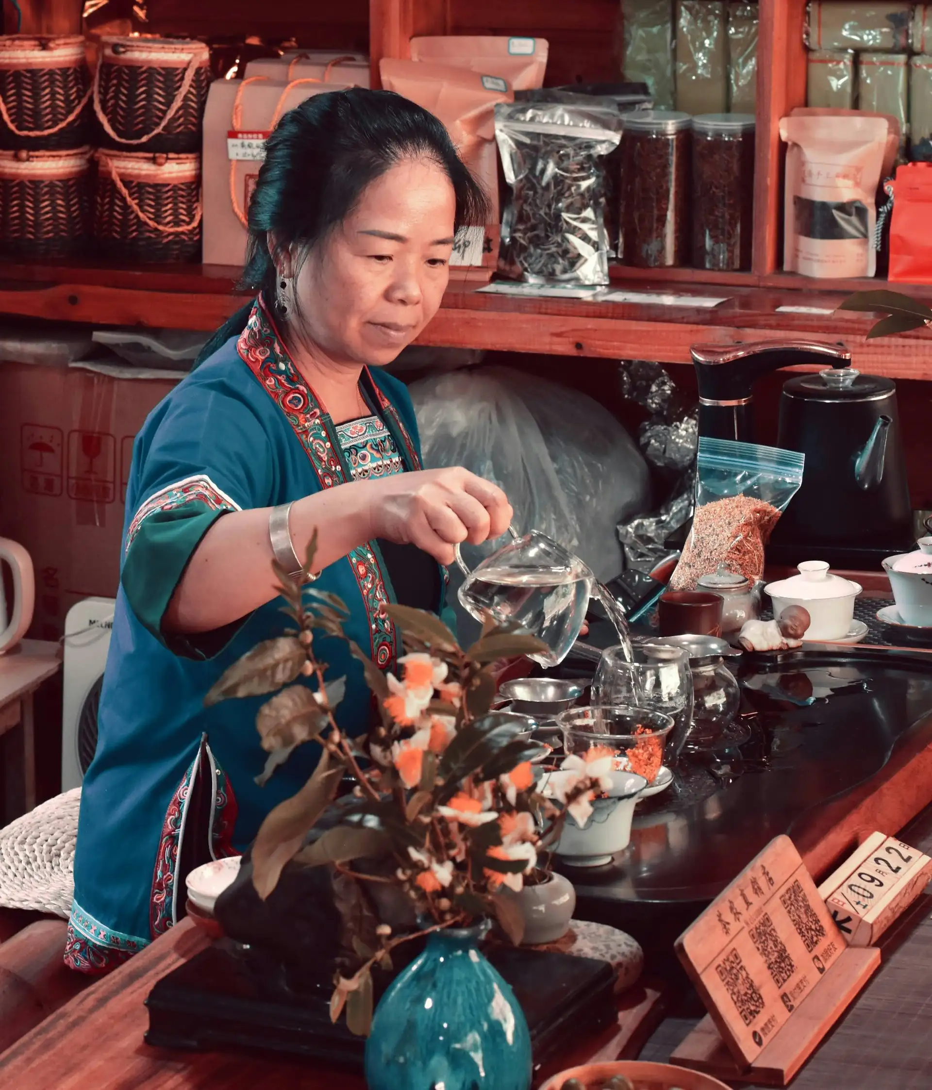 Voyage en Chine - Thé Rubina Ajdary cérémonie