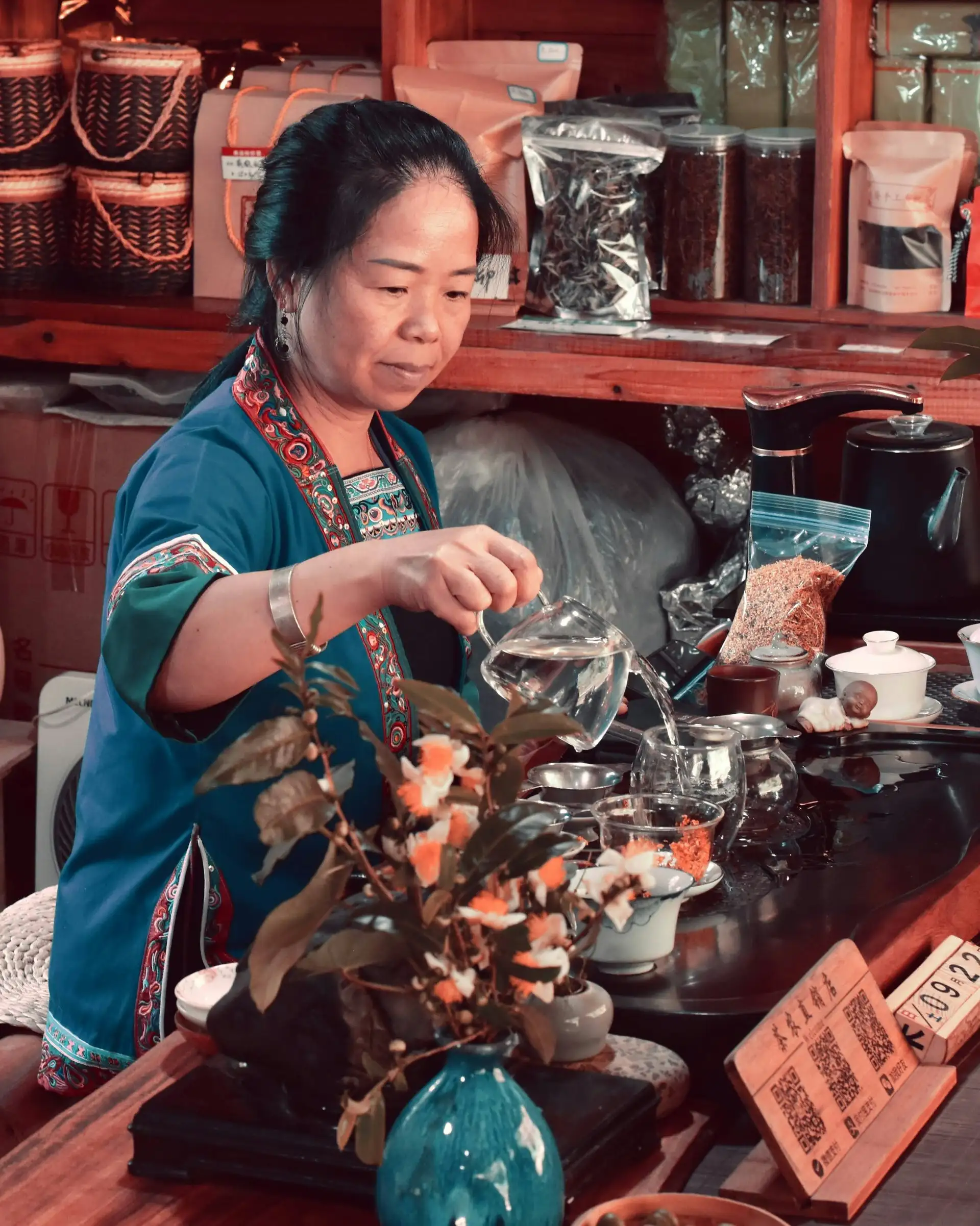 Voyage en Chine - Thé Rubina Ajdary cérémonie